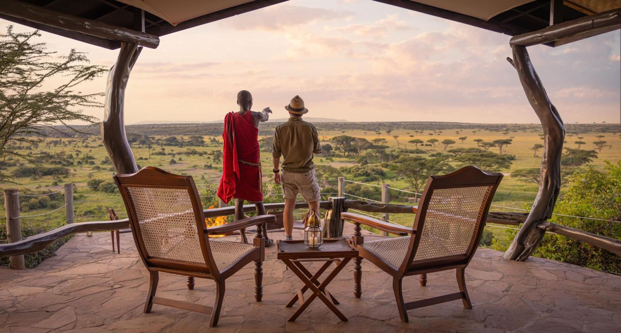 Saruni Eagle View Hotel Naboisho Eksteriør billede